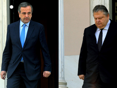 Νέα συνάντηση Α. Σαμαρά – Ευ. Βενιζέλου στις 12.00